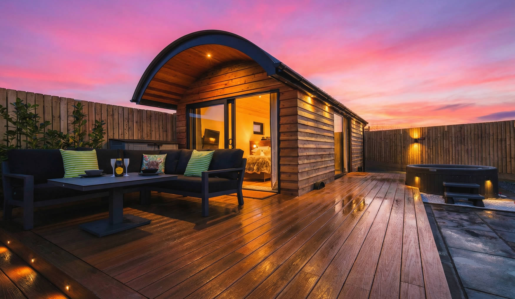  Luxury Mountain View Hot Tub Huts 